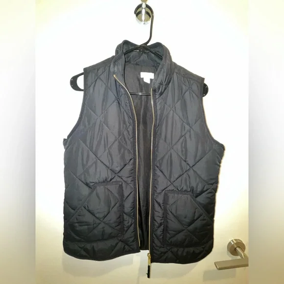 💛 bundle for $15- J. Crew Classic Black Jacket vest - Picture 1 of 5